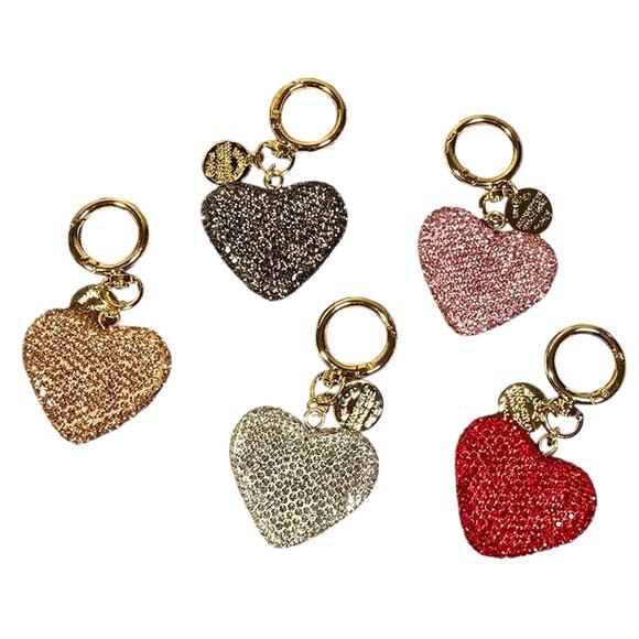 Super Sparkle Diamond Style Heart Charm - Picture 2 of 3